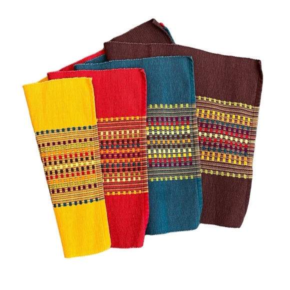 Crate&Barrel Placemats Set of 4 Diego Southwest Boho - Picture 2 of 5